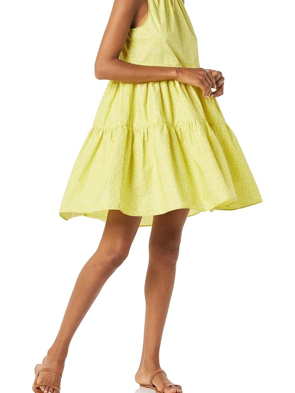 Joie Lemon Tiered Sleeveless Dress